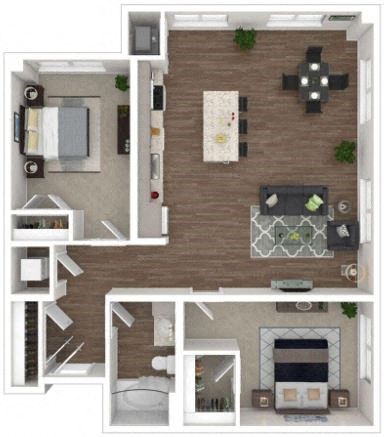 Cadence Apartments Floorplan, Bloomington, Minnesota